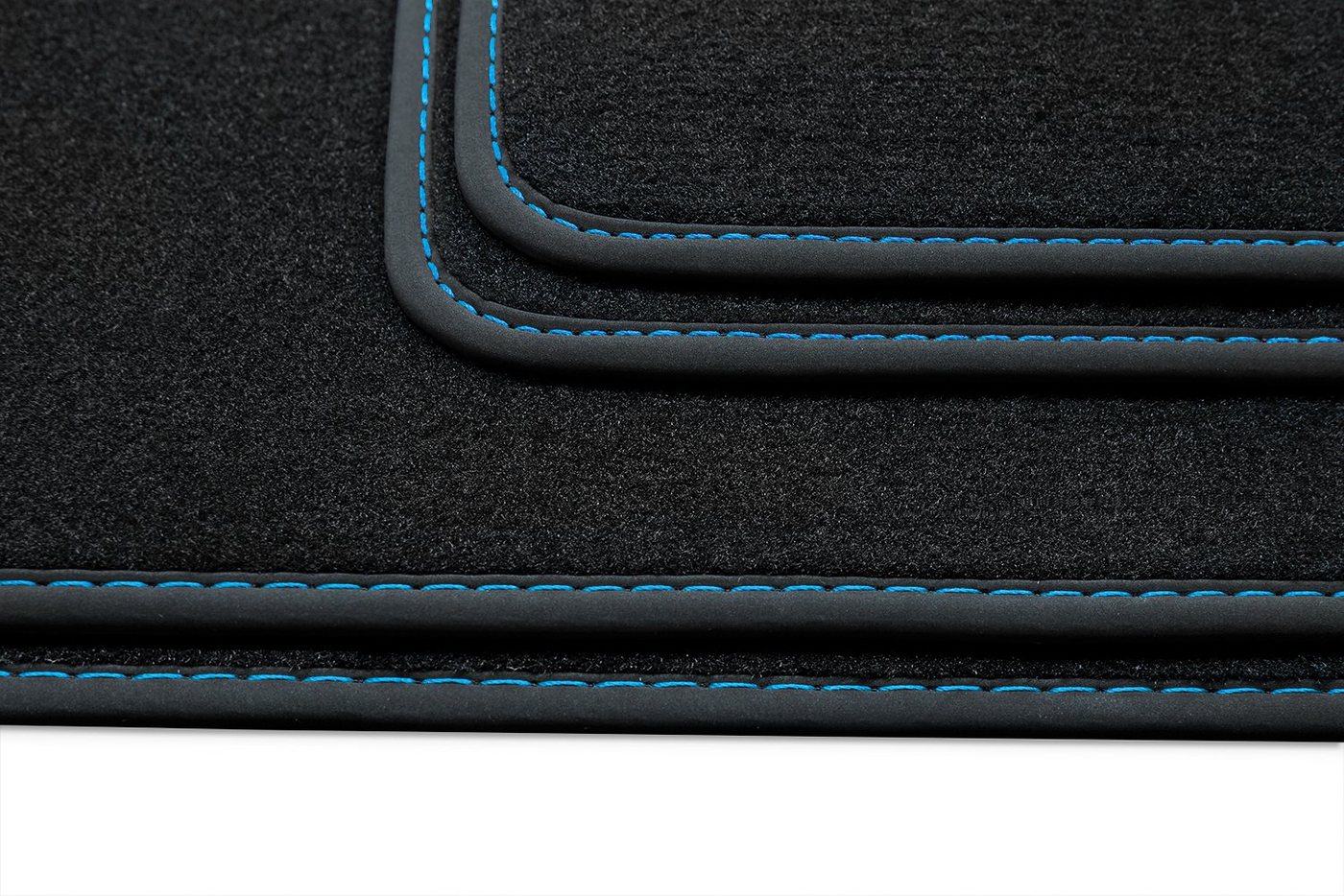 teileplus24 Auto-Fußmatten V444 Velours Fußmatten Set kompatibel mit Ford Fiesta '18 2017-07/2023 Bild 4