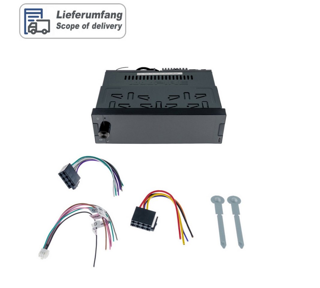 Ampire AMPIRE CPR60 1-DIN Radio mit CarPlay / Android Auto Autoradio Bild 4