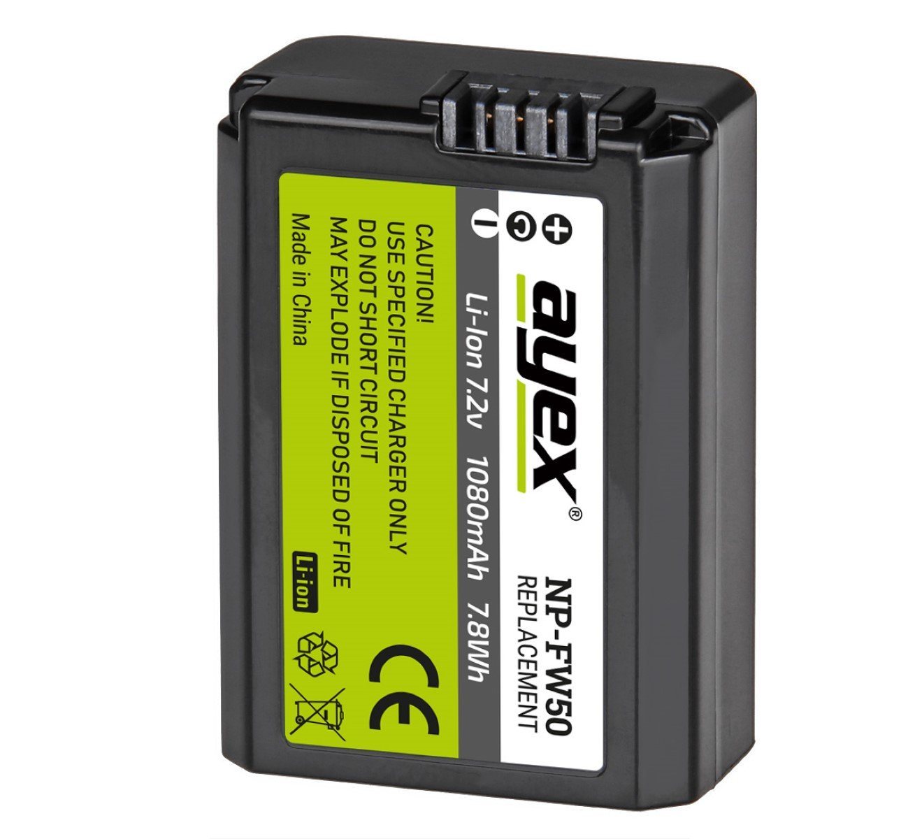 ayex NP-FW50 zb Sony Alpha a7 a7 II a7R a7R II a7S a6500 a6300 RX10 Kamera-Akku Bild 4