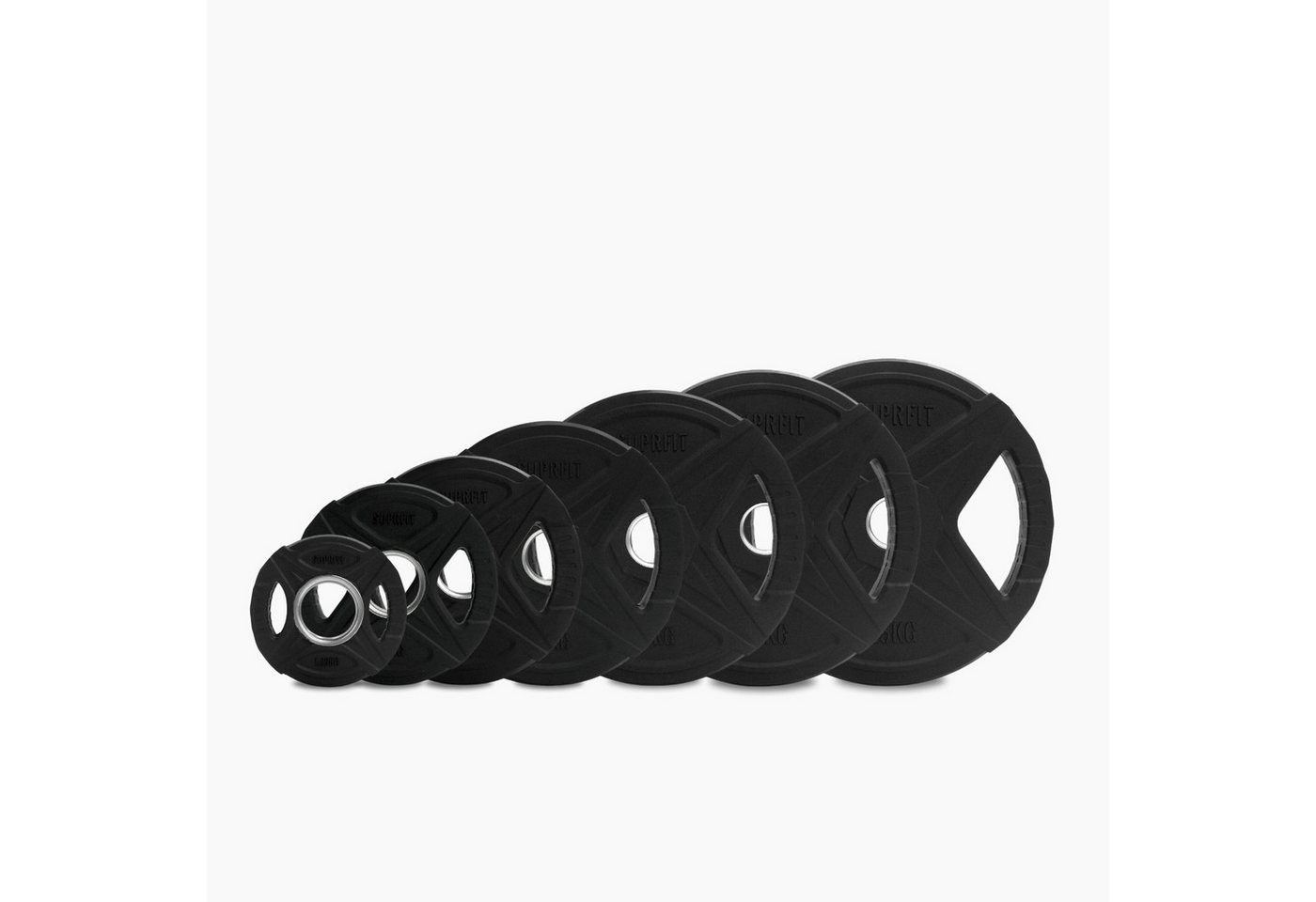 SF SUPRFIT Hantelscheiben Dual Gripper Plates (Paar), 15 kg, integrierte Griffmulden für sicheres und flexibles Training Bild 4