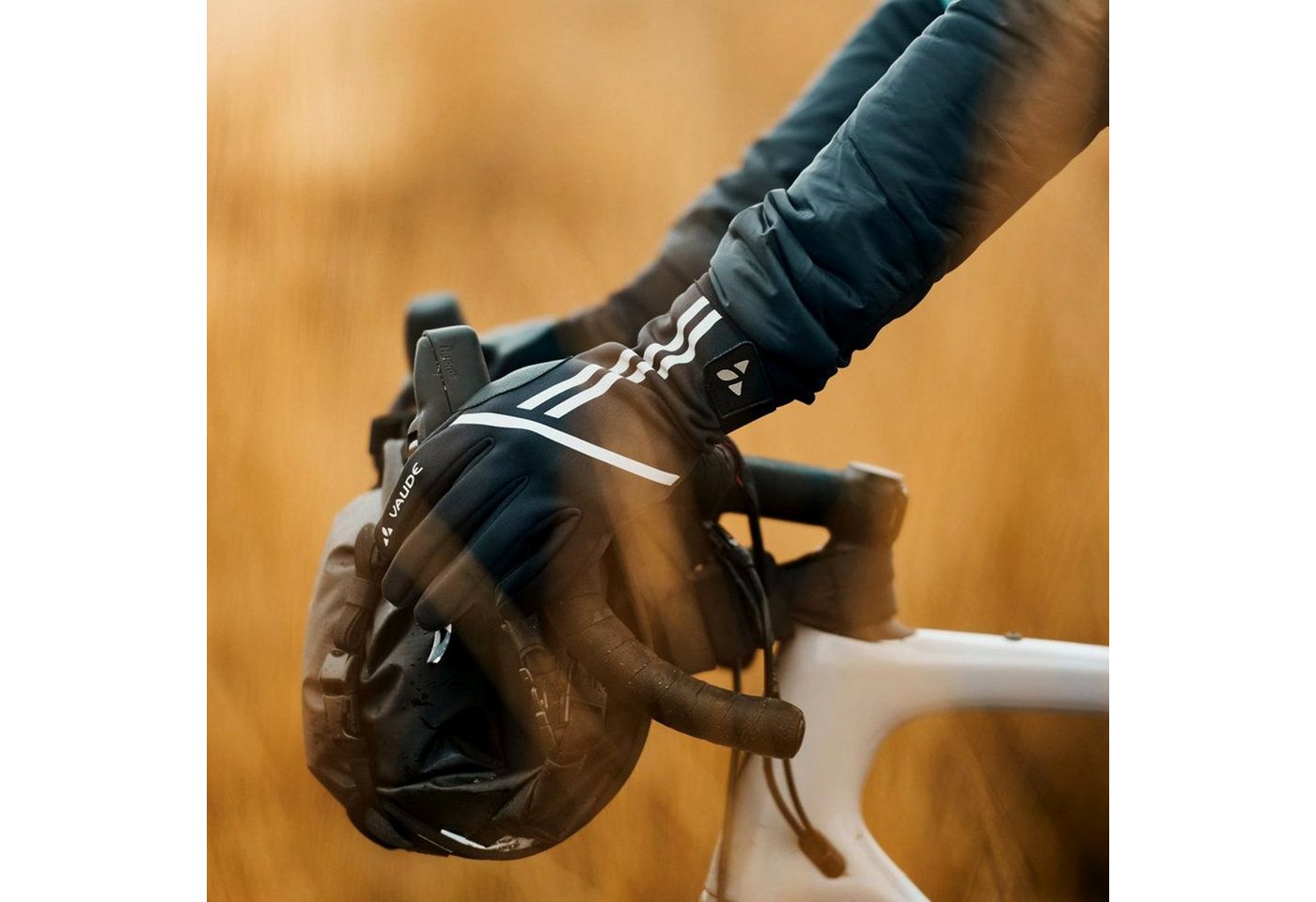 VAUDE Fahrradhandschuhe Posta Warm Gloves mit reflektierenden Elementen Bild 2