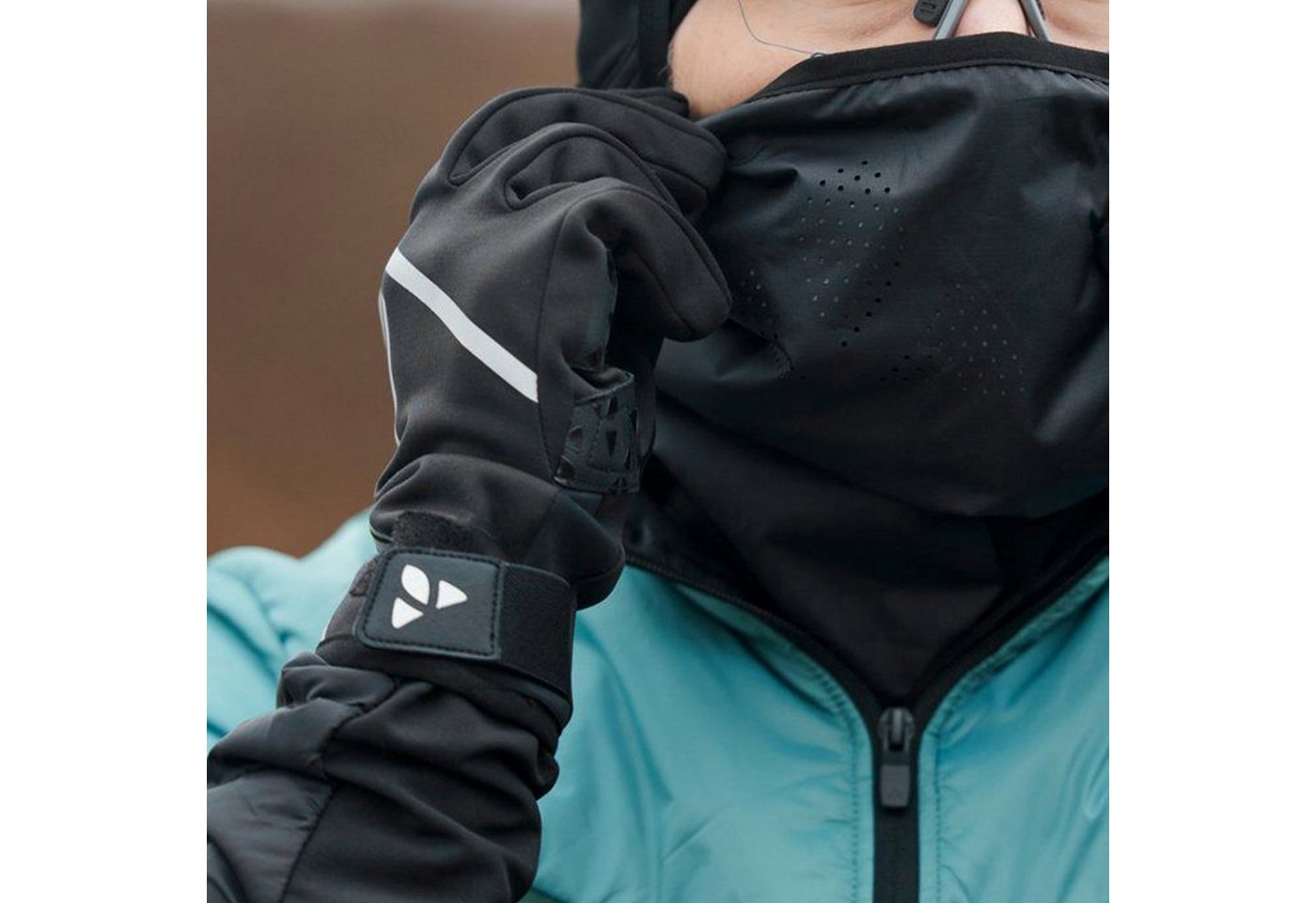VAUDE Fahrradhandschuhe Posta Warm Gloves mit reflektierenden Elementen Bild 3