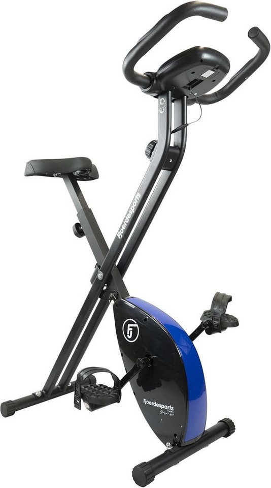 Fjoerdesports Liege-Heimtrainer Faltbarer Fahrradtrainer, Heimtrainer LCD Trainingscomputer