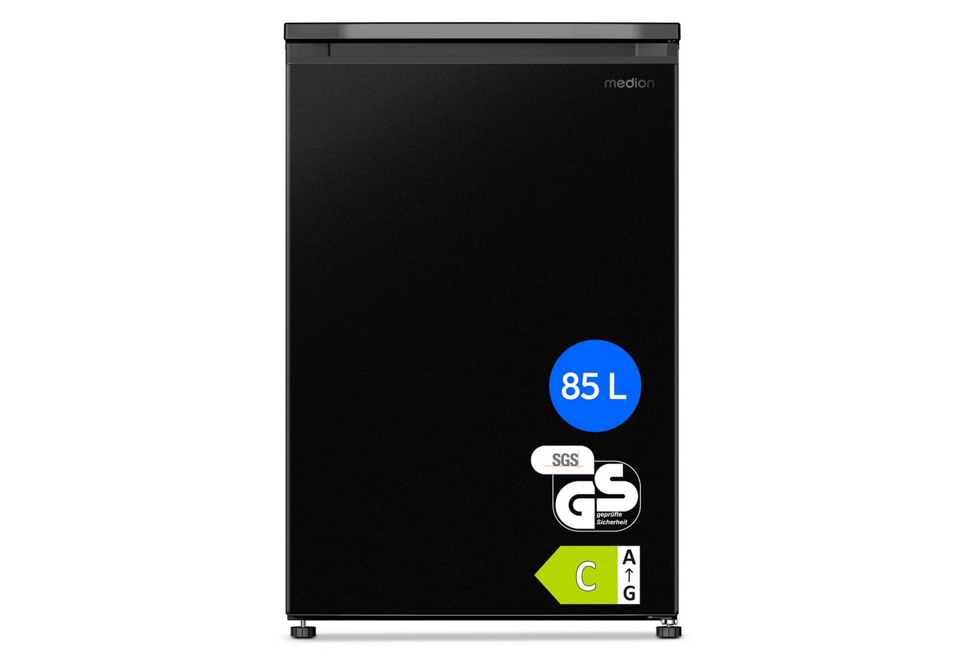 Medion® Gefrierschrank MD370018, 84.5 cm hoch, 54.9 cm breit, 85 L Nutzinhalt, 3 Türfächer, Energieklasse C Bild 4