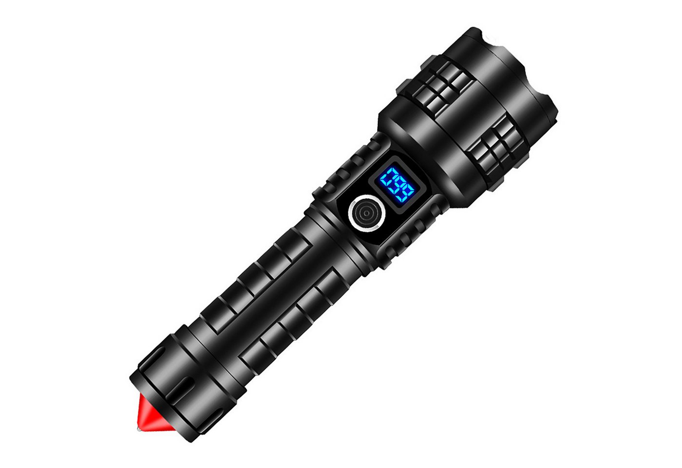 AIMAX LED Taschenlampe Taschenlampe LED Aufladbar, 2000 Lumen, 300 m Zoom, Wasserdicht (Typ-C) Bild 3