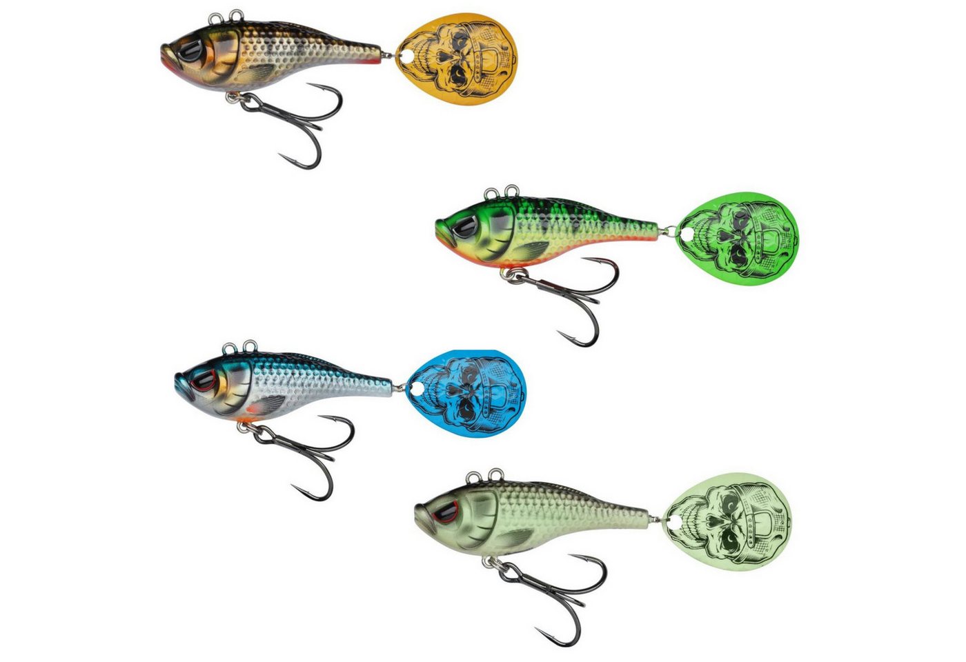 MADCAT Kunstköder Spin Tail 70G 12Cm T1/0 Perch