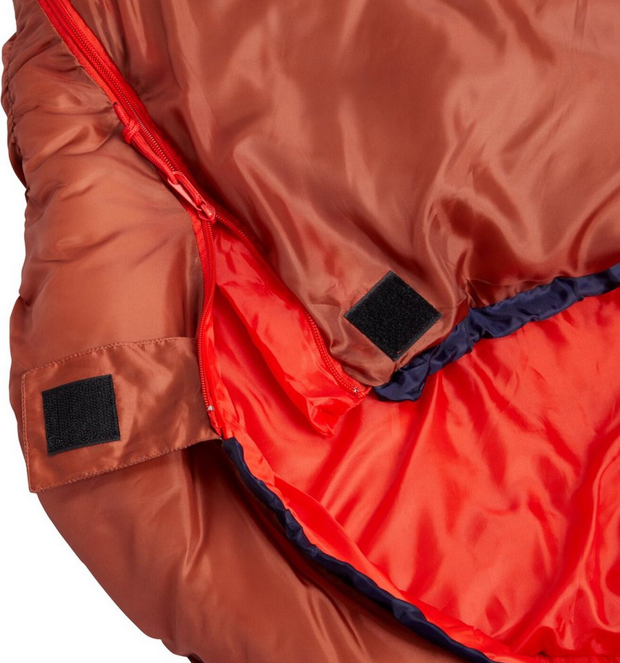 McKINLEY Deckenschlafsack Mu-Schlafsack Camp Pro II 5 RED RUST/NAVY DARK Bild 2