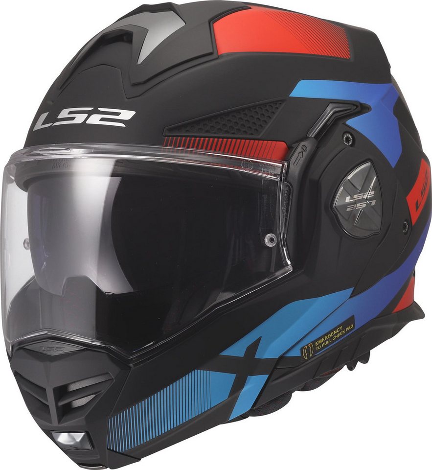 LS2 Motorradhelm FF901 Advant X Nova Klapphelm, Atmungsaktiv Bild 2