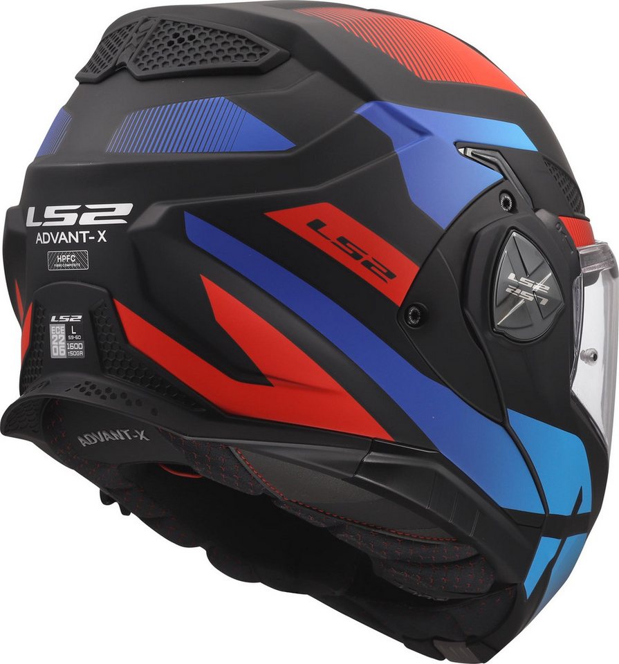 LS2 Motorradhelm FF901 Advant X Nova Klapphelm, Atmungsaktiv Bild 3