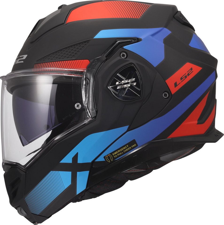 LS2 Motorradhelm FF901 Advant X Nova Klapphelm, Atmungsaktiv Bild 5