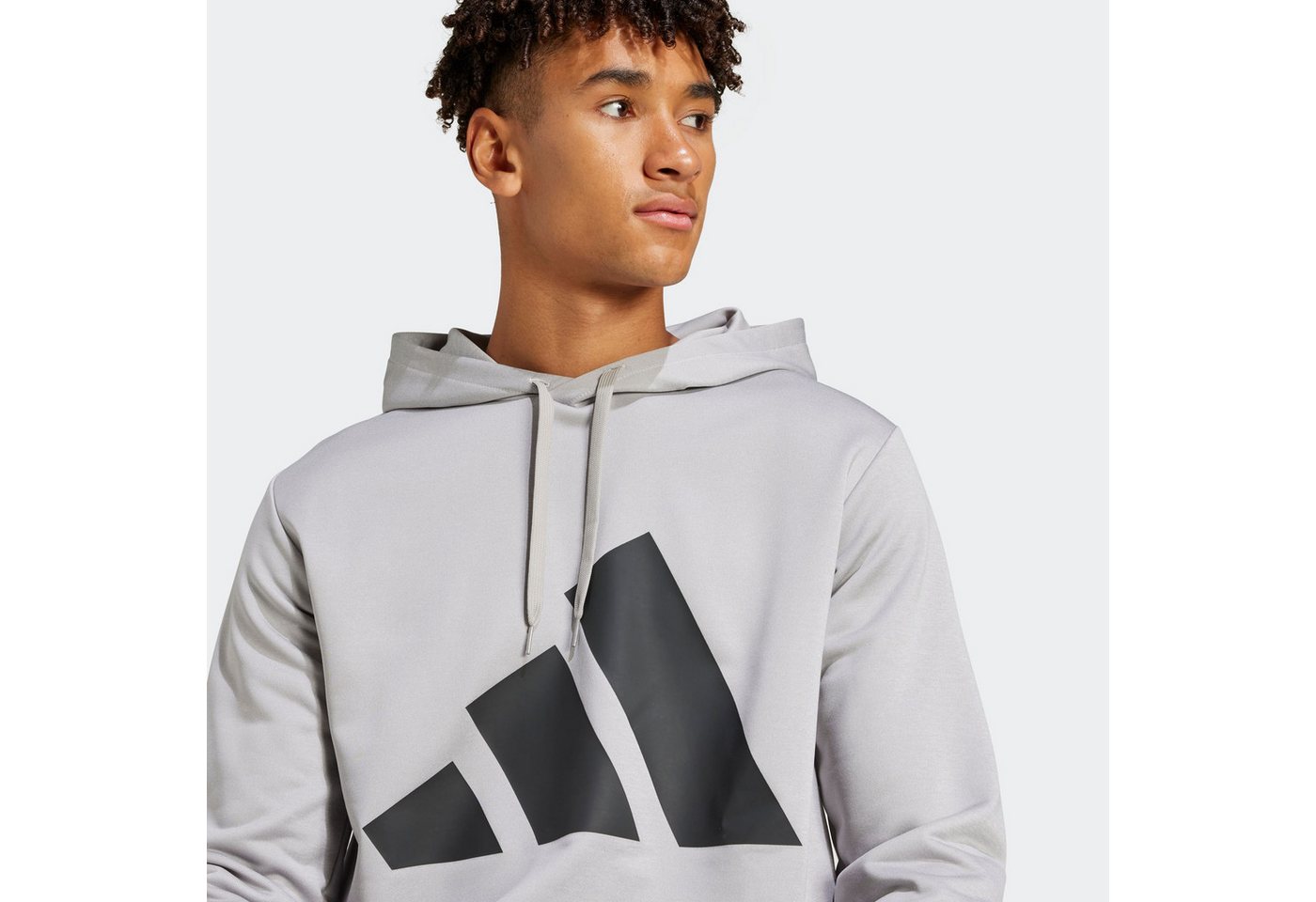 adidas Sportswear Trainingsanzug BIG LOGO HOODED (2-tlg), zweiteiliges Set aus Hose und Hoodie Bild 3