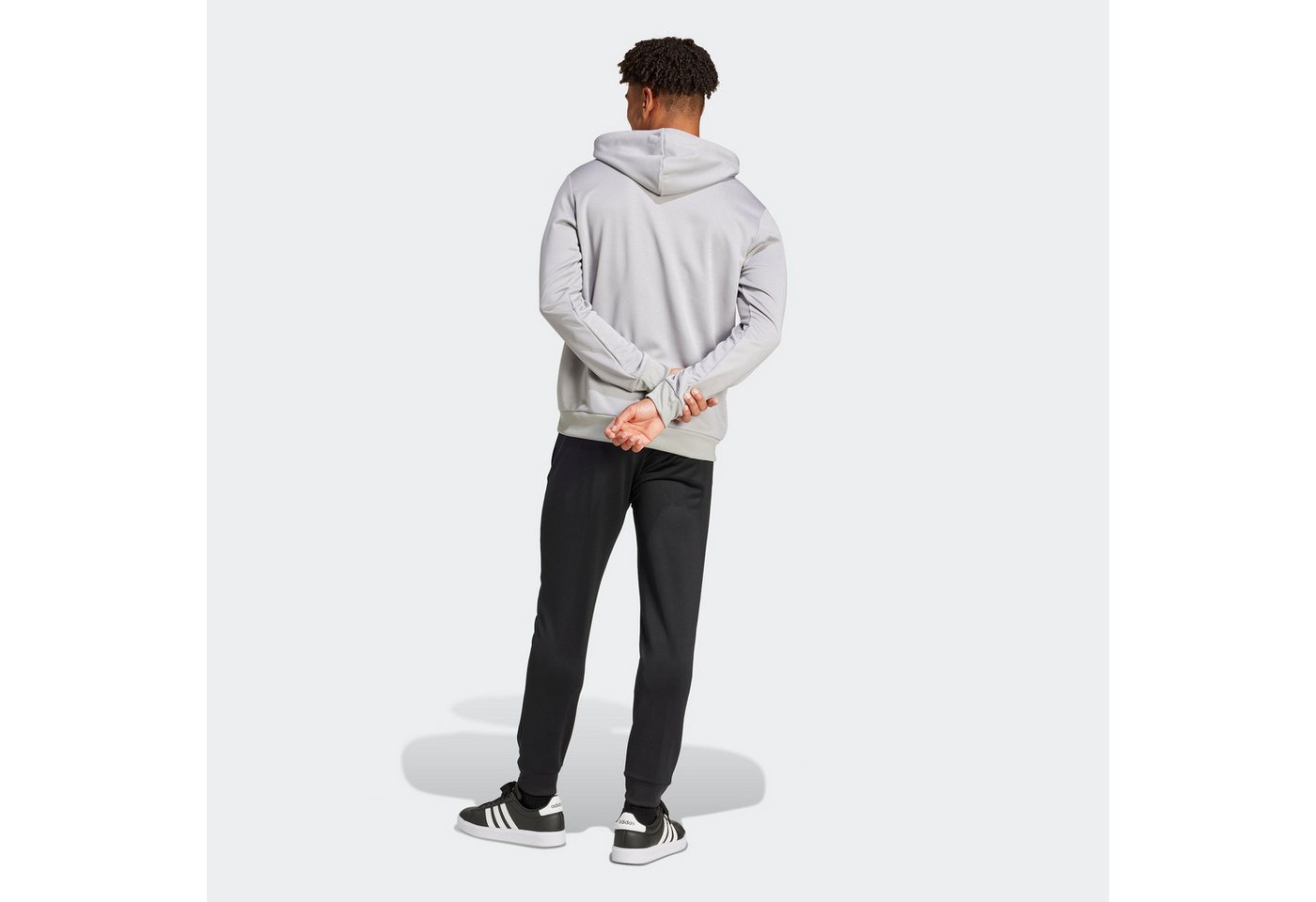 adidas Sportswear Trainingsanzug BIG LOGO HOODED (2-tlg), zweiteiliges Set aus Hose und Hoodie Bild 5
