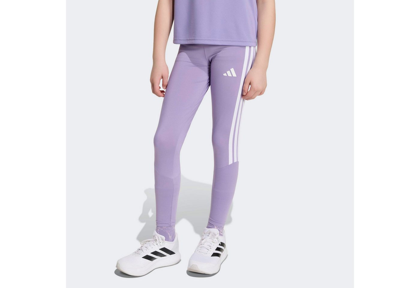 adidas Sportswear Trainingstights TRAIN ESSENTIALS 3-STREIFEN KIDS LEGGINGS für Kinder, sportlicher Schnitt, eng anliegende Passform Bild 3