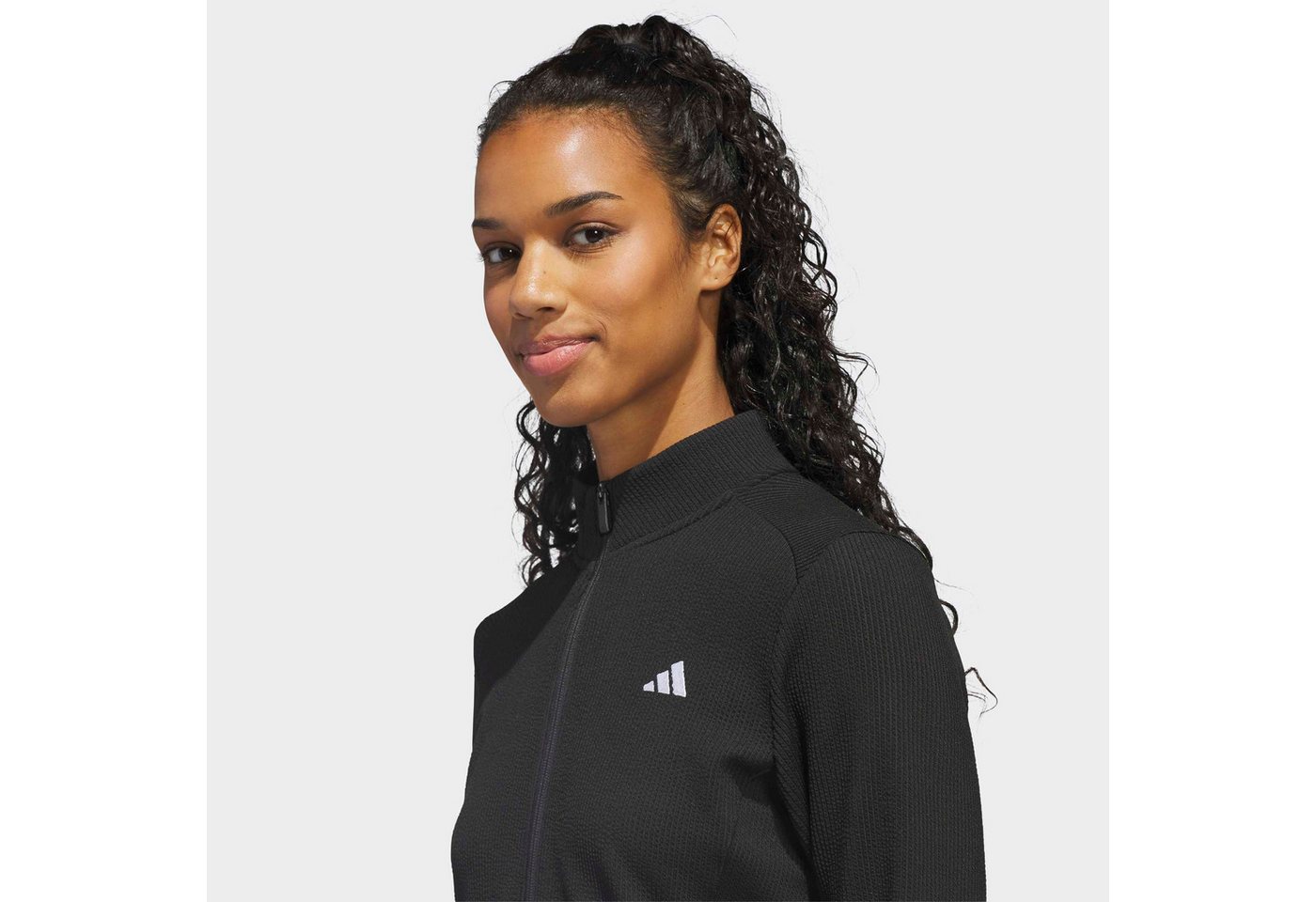 adidas Performance Trainingsjacke PERFORMANCE TEXTURE FULL ZIP T mit Reißverschluss, aus Polyester, normaler Schnitt, gerader Abschluss Bild 5