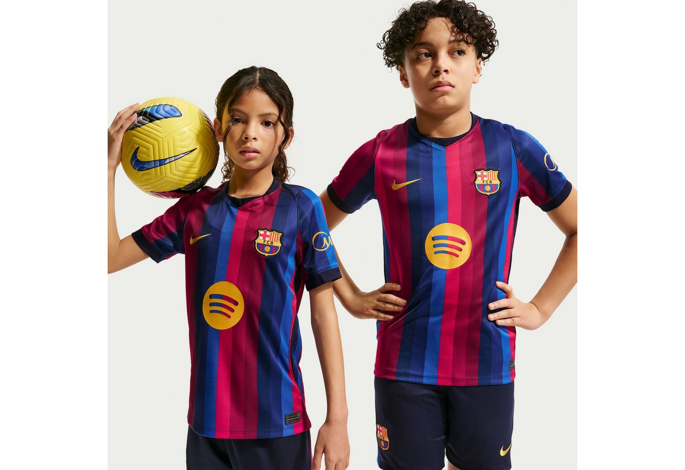 Nike Fußballtrikot FCB Y NK DF JSY SS STAD HM mit Rundhalsausschnitt, Kurzarm, aus Polyester Bild 3