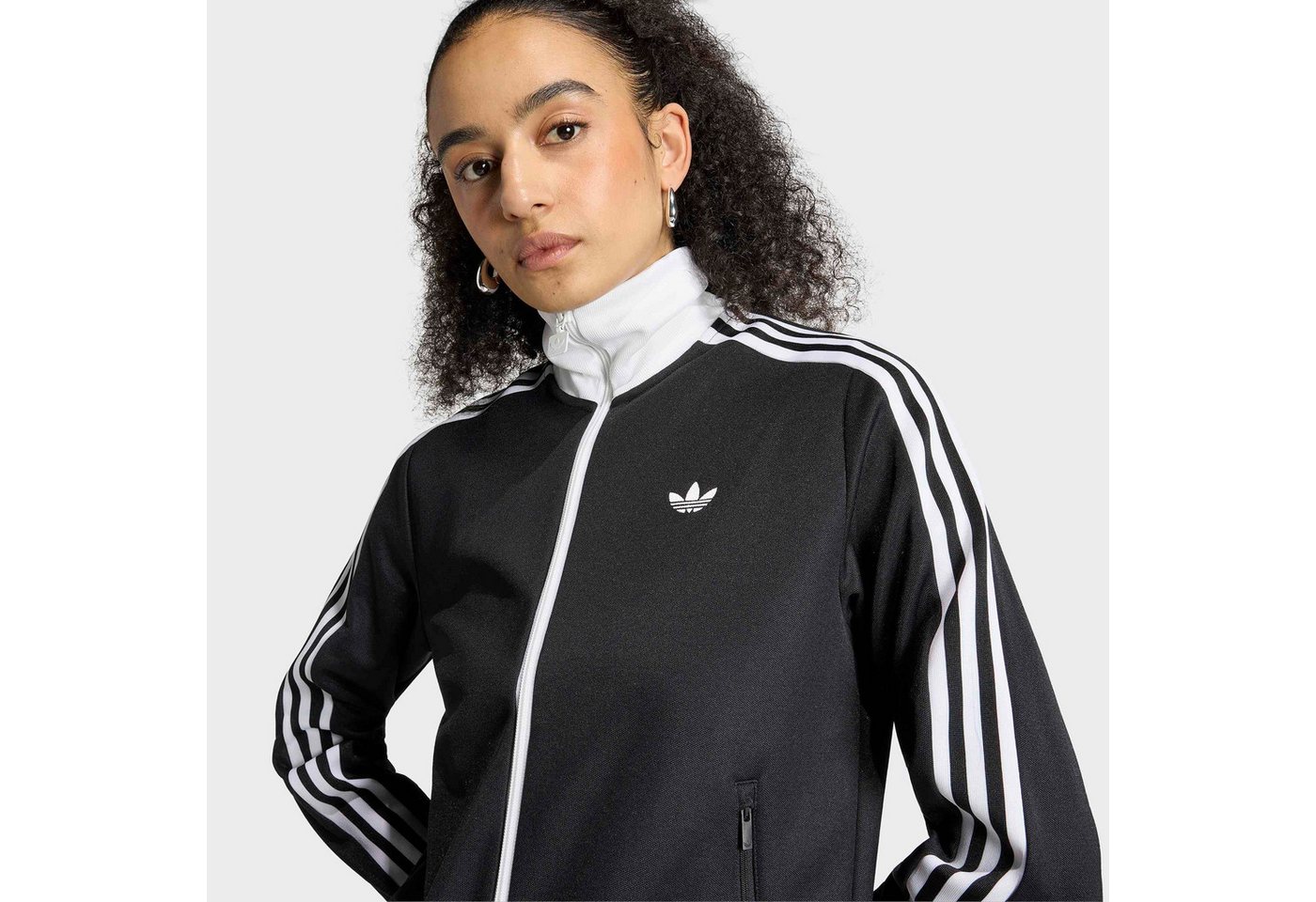 adidas Originals Trainingsjacke CLASSIC TRACK für Erwachsene, mit Reißverschluss, aus Baumwolle Bild 2