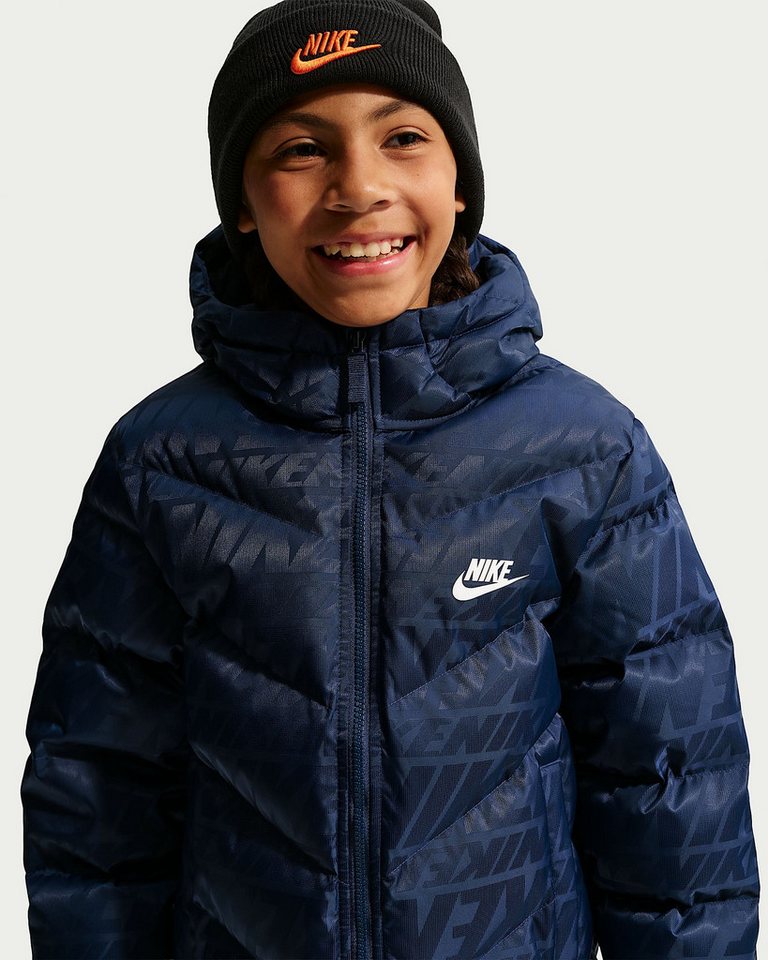Nike Sportswear Outdoorjacke Nike Sportswear Big Kids' Therma-FIT Loose Puffer Jacket mit sportlichem Look Bild 4