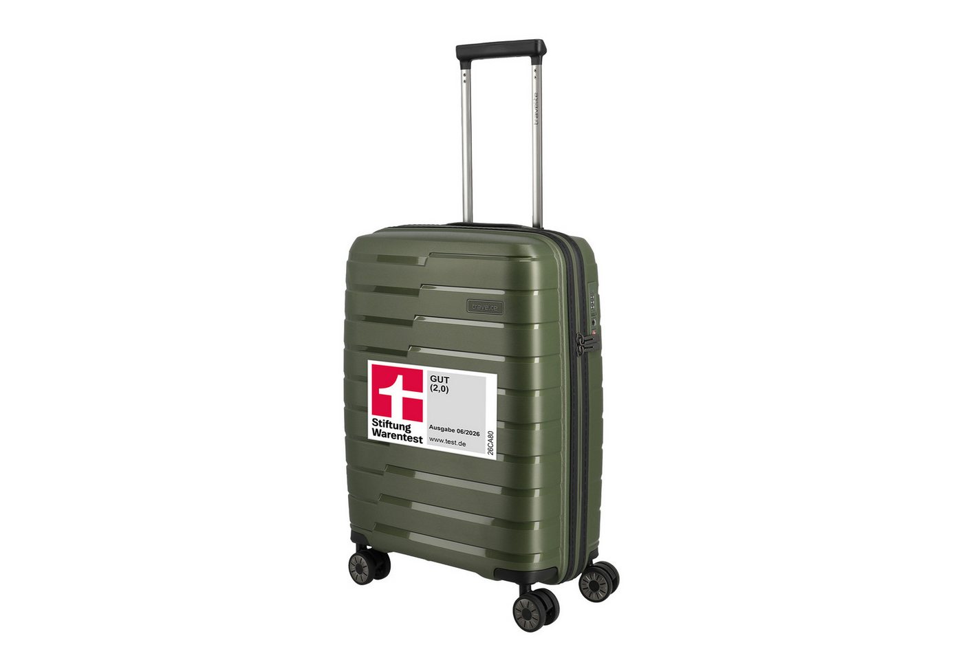 travelite Trolley AIR BASE Reisekoffer Hartschale, 4 Rollen, widerstandsfähiges Material und cleverer Innenaufteilung Bild 4