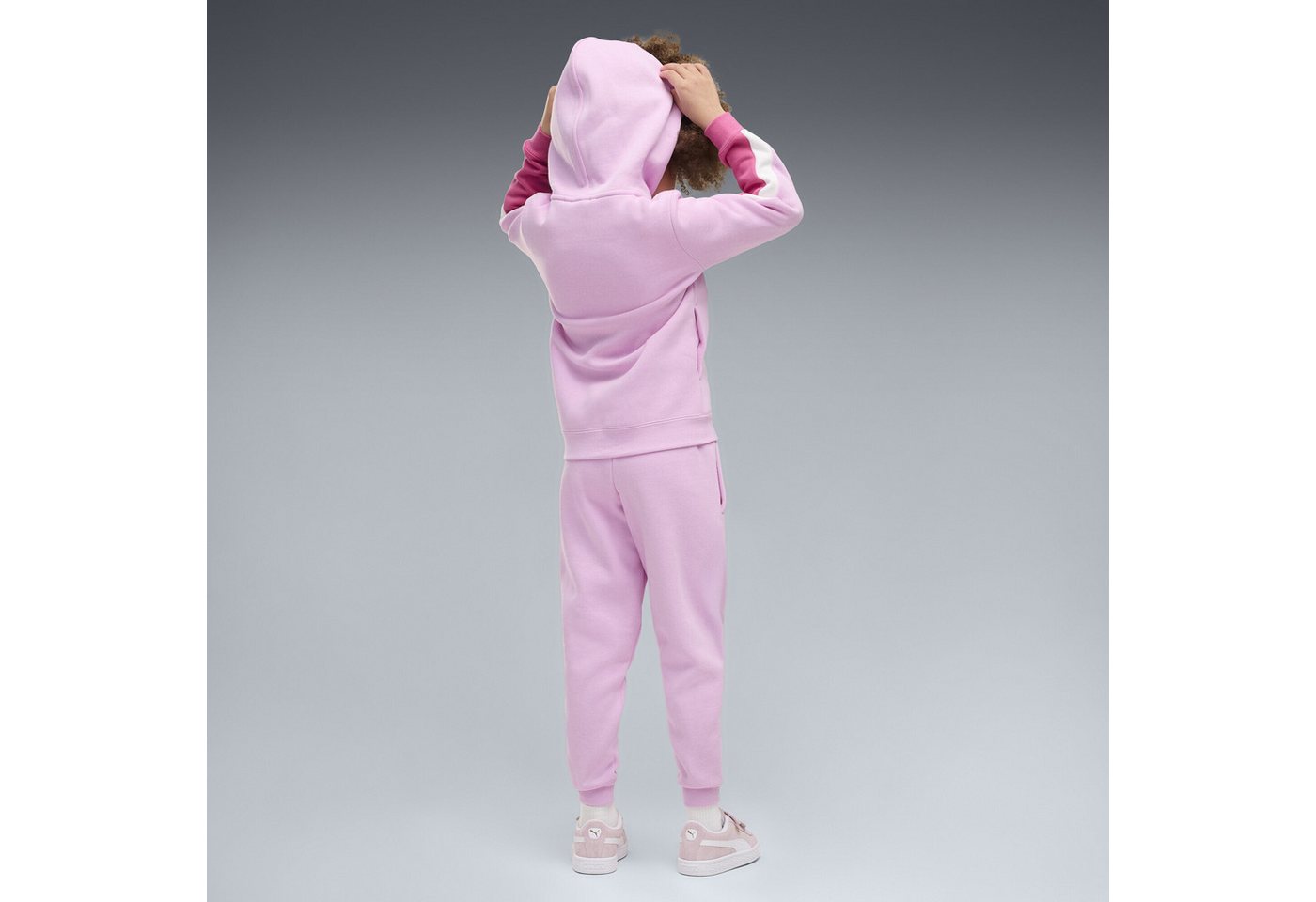 PUMA Jogginganzug Essentials Colourblocked Trainingsanzug mit Kapuze Kinder Bild 2