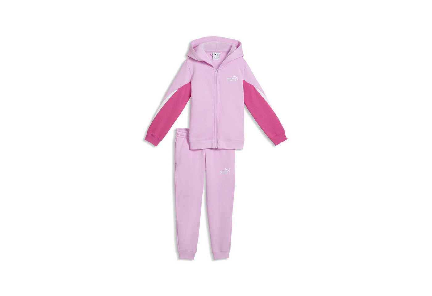 PUMA Jogginganzug Essentials Colourblocked Trainingsanzug mit Kapuze Kinder Bild 4
