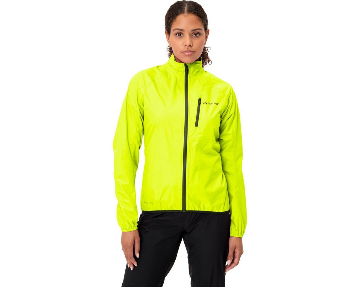 VAUDE Fahrradjacke Women's Drop Jacket III Federleichte, wasserdichte Damen-Regenjacke mit nachhaltigen