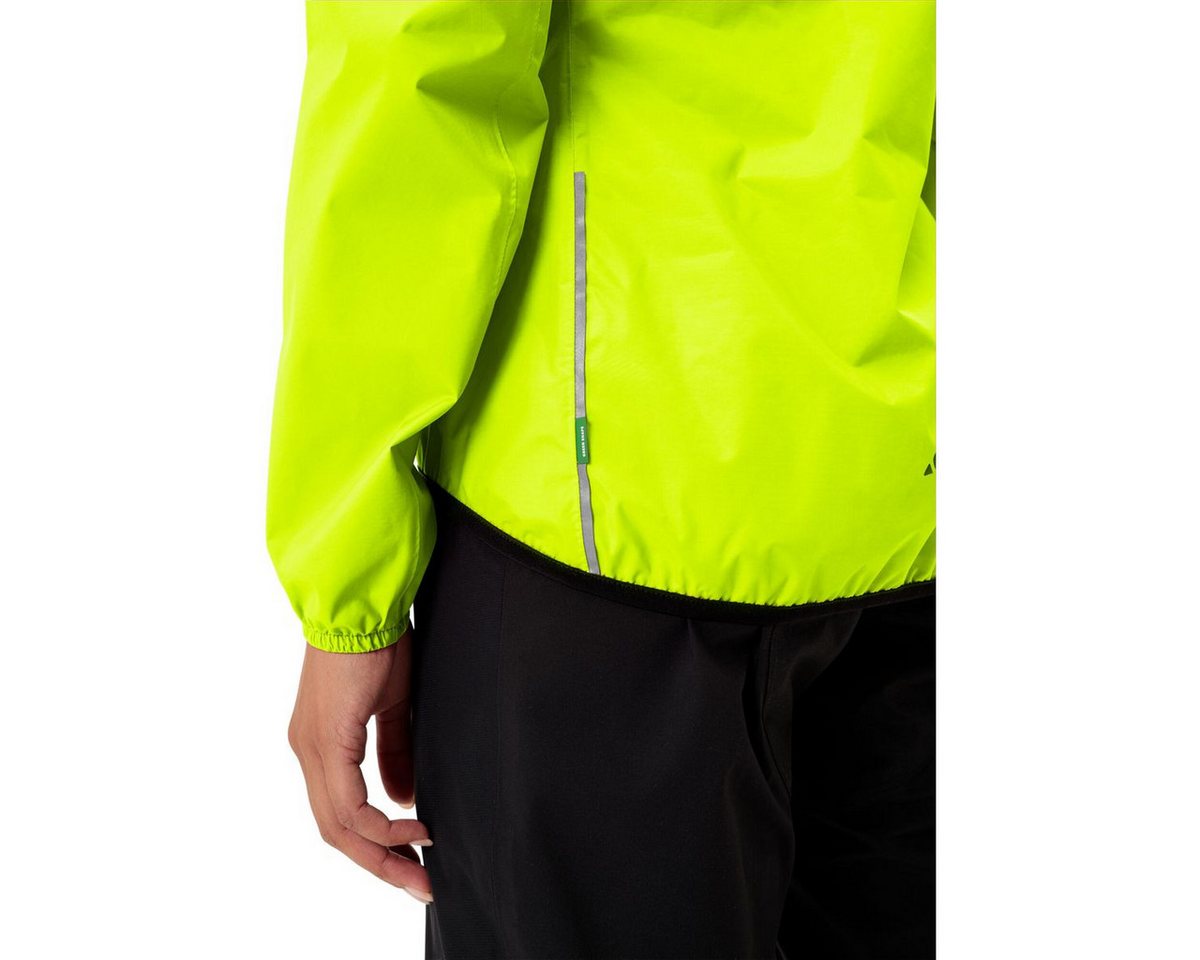 VAUDE Fahrradjacke Women's Drop Jacket III Federleichte, wasserdichte Damen-Regenjacke mit nachhaltigen Bild 3