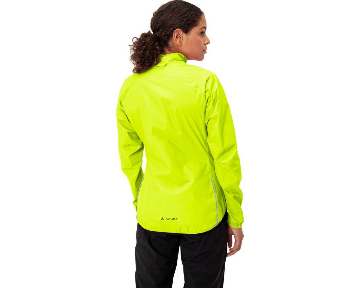 VAUDE Fahrradjacke Women's Drop Jacket III Federleichte, wasserdichte Damen-Regenjacke mit nachhaltigen Bild 4