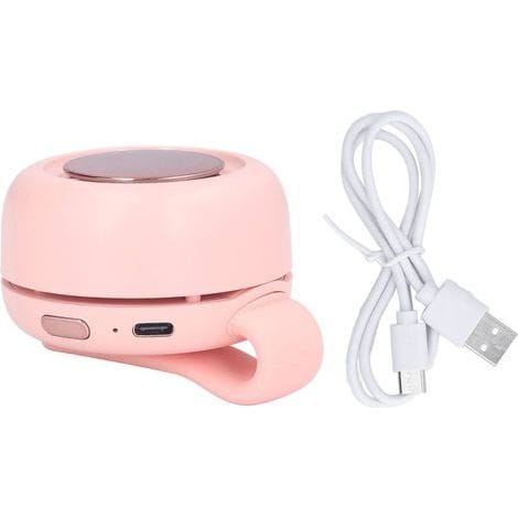 Leiser, Wiederaufladbarer Usb-ventilator Für Strand, Pool, Camping Und Wandern – Pink