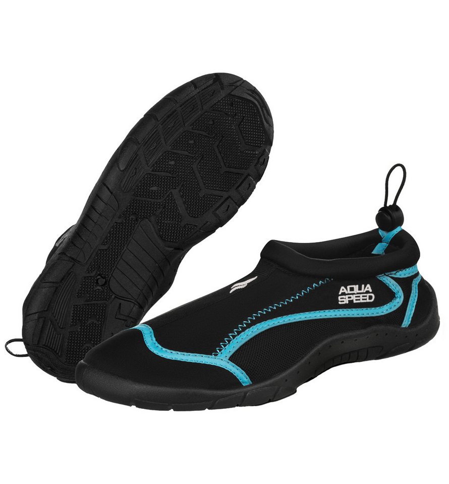 Aqua Speed Bade- & Strandschuhe Damen Gr. 41 – Weich, leicht & griffig Wasserschuh (Wellness-Set für Damen – Hygienisch, weich & flexibel) Sanft zum Fuß – Damen-Aqua-Komplettset für warme Tage Bild 2