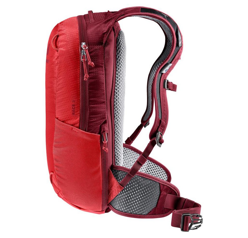 deuter Fahrradrucksack Race 8, Rucksack, cherry-masala, (rot), 8L Bild 4