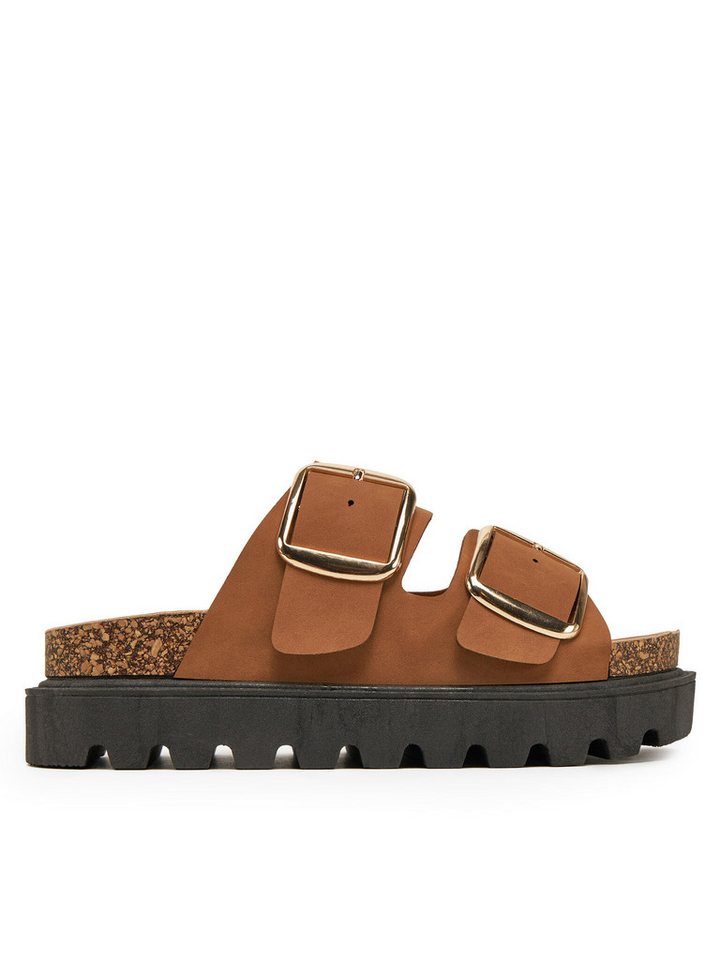 DeeZee Deezee Damen-Flip-Flops braune W24Q11802 Badepantolette Bild 2