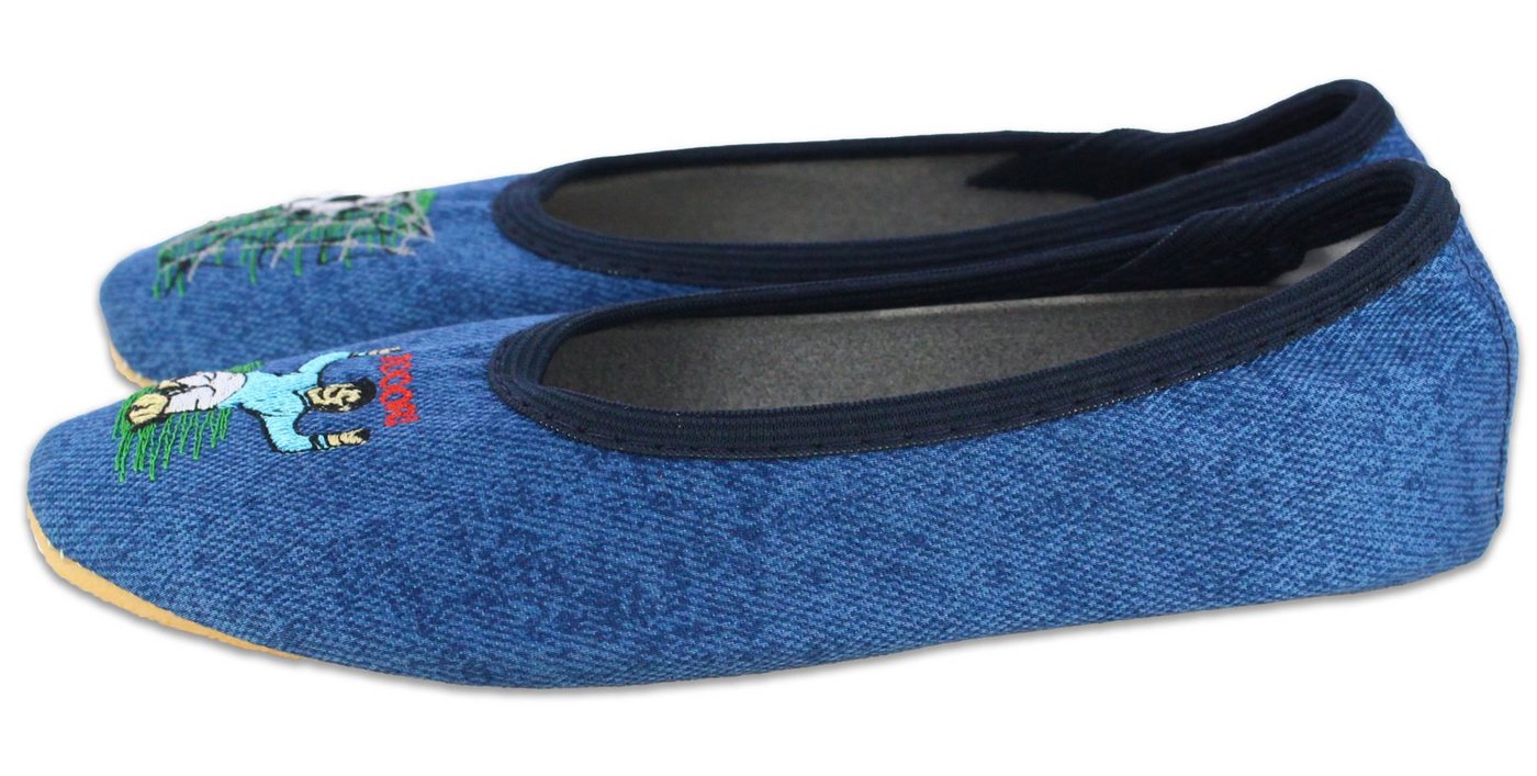 Beck Schläppchen Tor Gymnastikschuh (für schmale Füße, für Sport, Kita, Schule und Zuhause) mit rutschfester Gummi-Laufsohle Bild 4