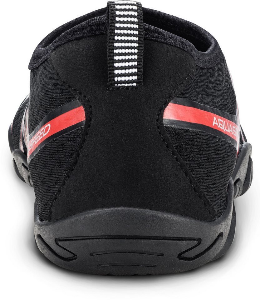 Aqua Speed Gekko Aqua Sneaker Gr. 46 – Schwarz/Rot + Handtuch inklusive Wasserschuh (Aqua Sneaker mit starker Profilsohle – rutschfest & sportlich) Federleicht & elastisch – bequem auch bei Barfußnutzung Bild 4