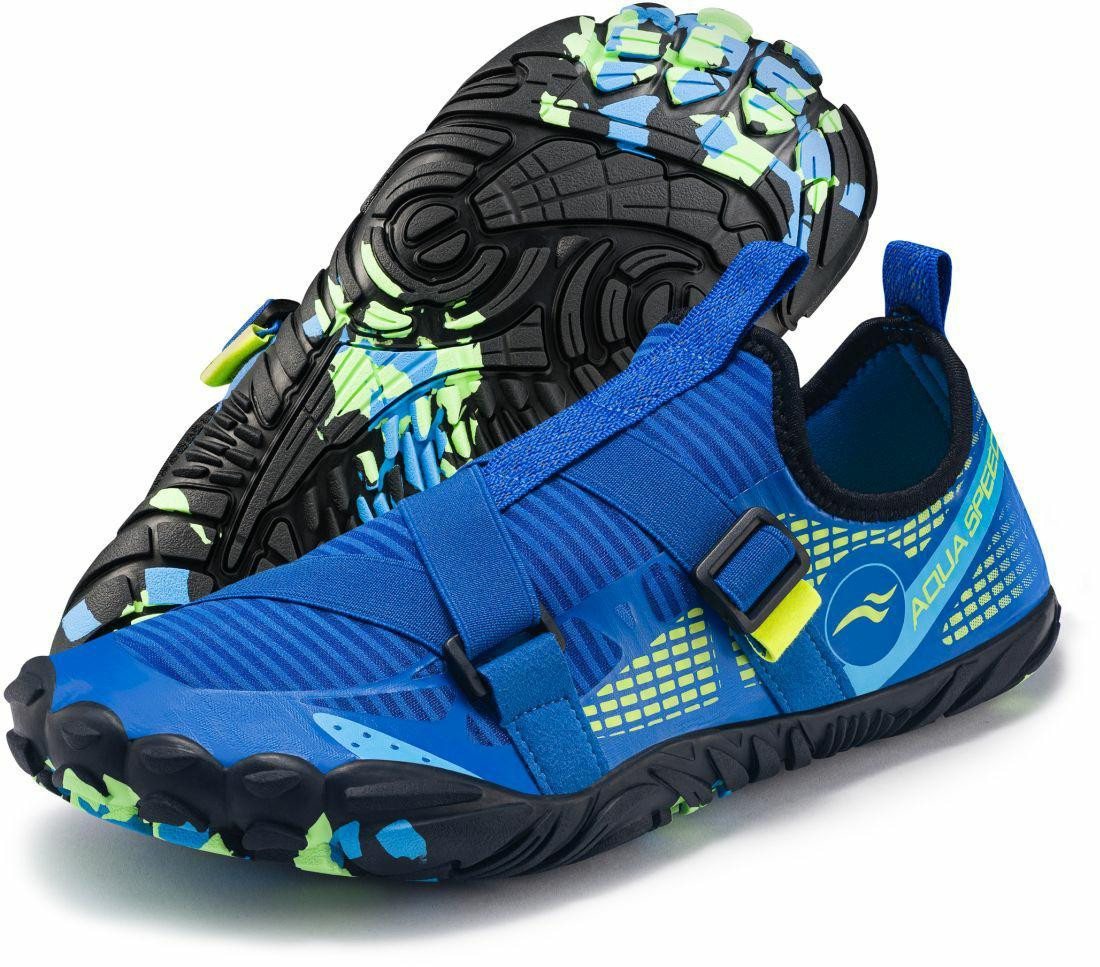 Aqua Speed LACERTO Wasserschuhe Gr. 46 – Blau/Hellblau + Handtuch Wasserschuh (Flexschuhe für Damen – angenehm bei Hitze & Nässe) Federleicht & bequem – Ideal für Urlaub & unterwegs Bild 5