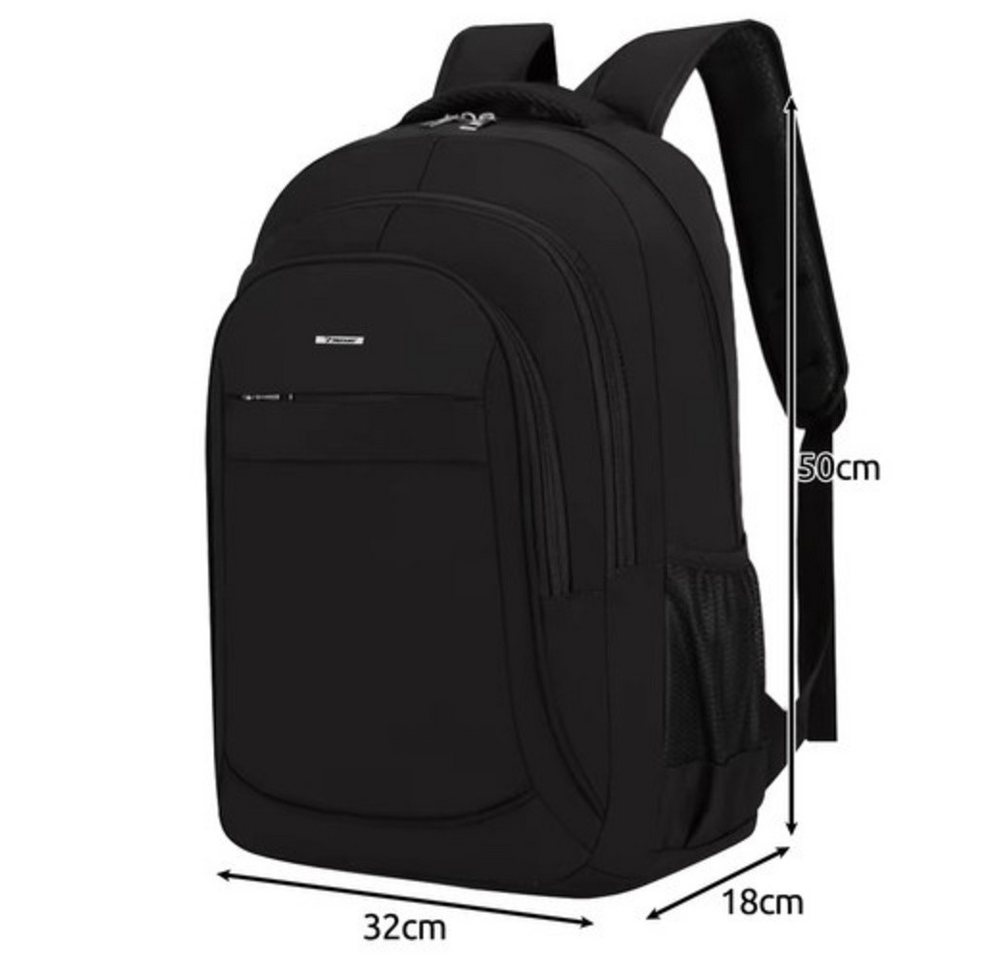 Trizand Rucksack Schulrucksack Tasche (Spar-Set, 1-tlg., vielseitig ergonomisch), 3 Fächer
