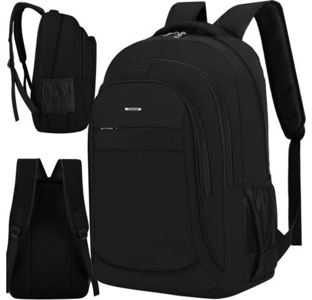 Trizand Rucksack Schulrucksack Tasche (Spar-Set, 1-tlg., vielseitig ergonomisch), 3 Fächer Bild 5