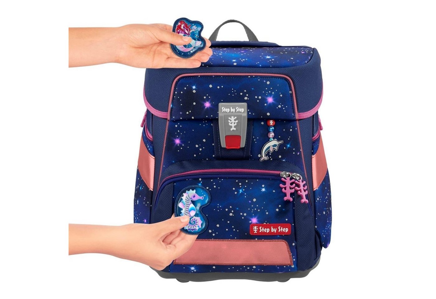 Step by Step Schulranzen Step By Step Magic Mags Reflect Star Seahorse Zoe Art. Nr. Bild 2