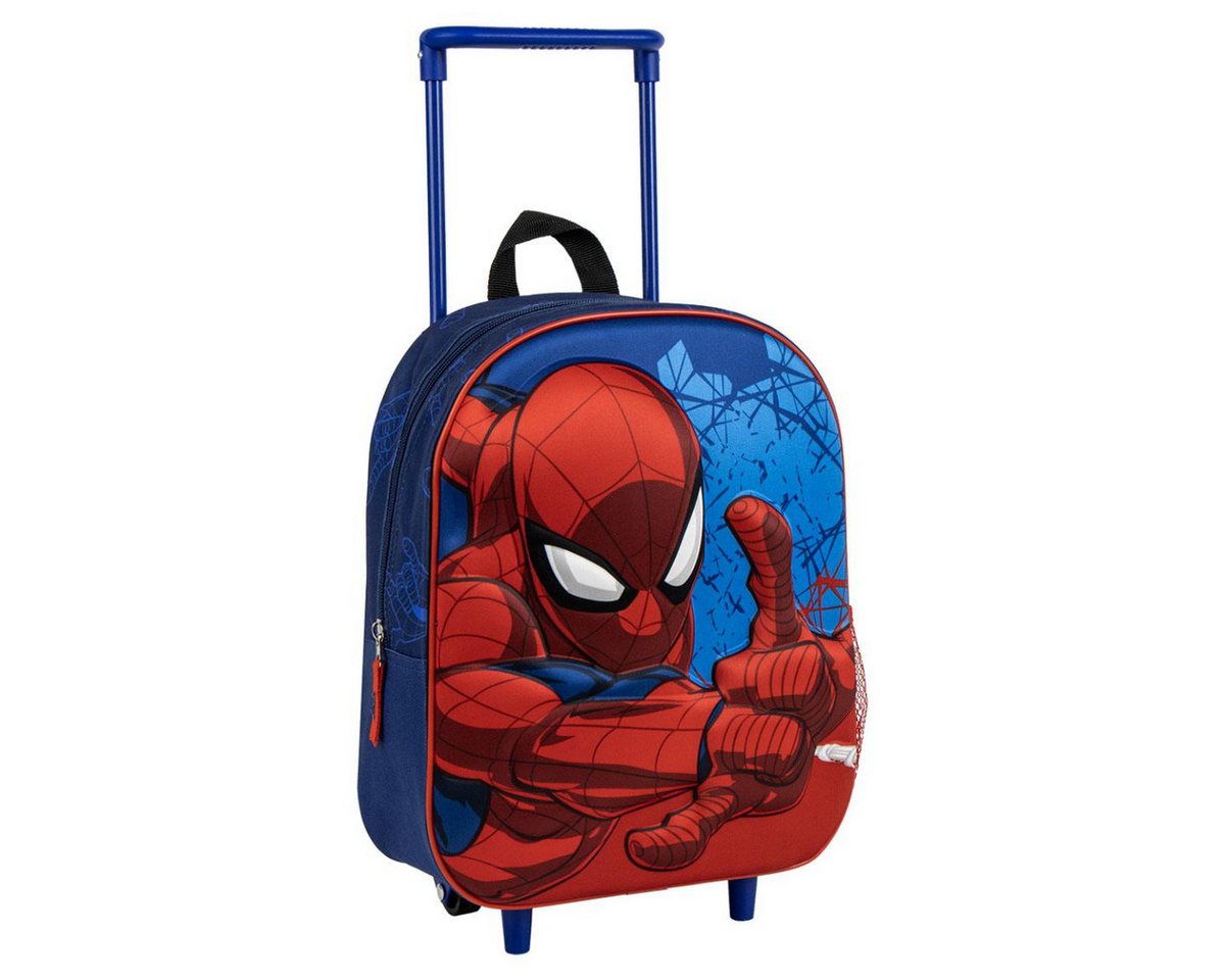 Cerda Trolley Spiderman 3D Rucksack mit Trolley Kinder Marvel Schultasche Bild 2