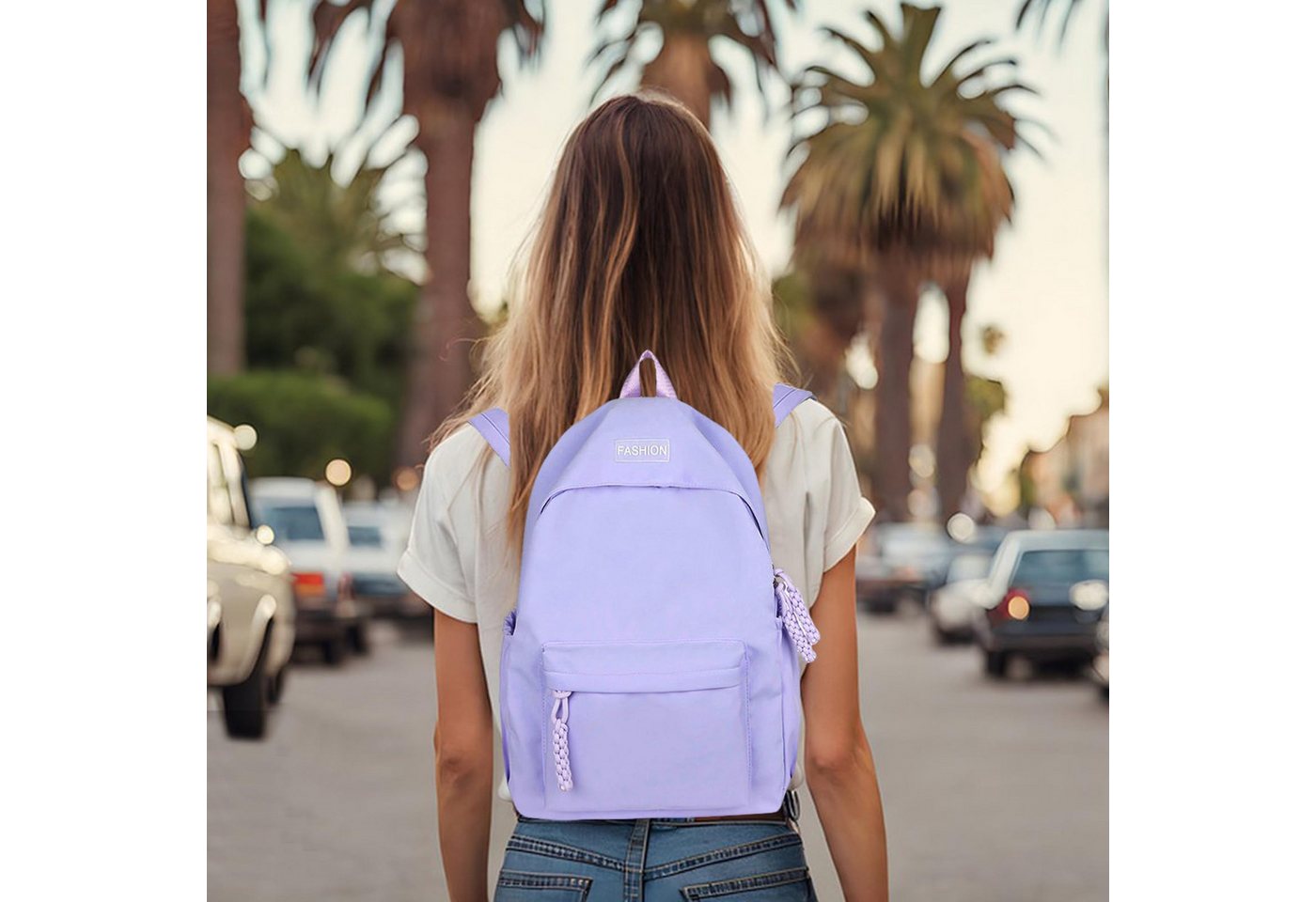 Coonoor Schulrucksack Teenager -Rucksack,Laptop-Tasche,Freizeitrucksack Bild 2