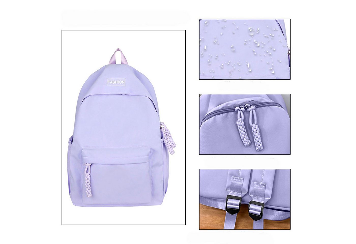 Coonoor Schulrucksack Teenager -Rucksack,Laptop-Tasche,Freizeitrucksack Bild 4