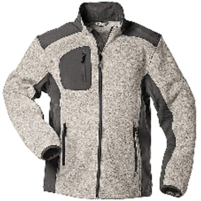 Strickjacke Linz Gr. l hellgrau-grau - Elysee