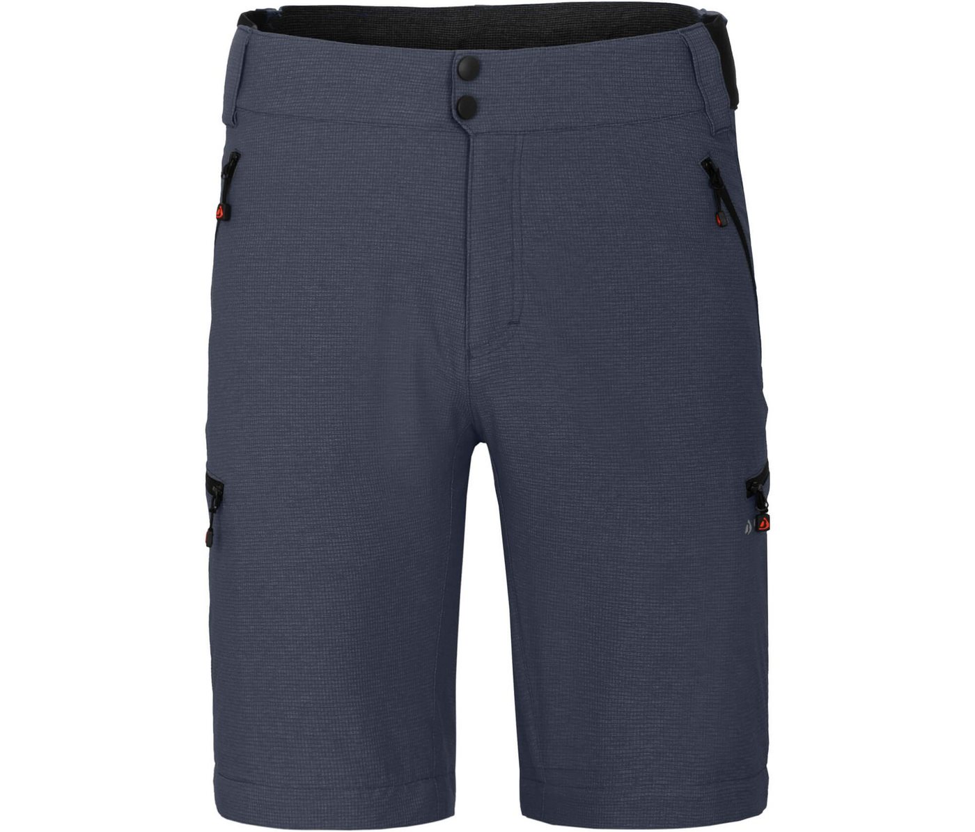 Zip-off-Hose PORVOO Zipp-Off (mit gepolsterter Innenhose) Herren Radhose, robust, elastisch, Langgrößen, grau/blau Bild 5