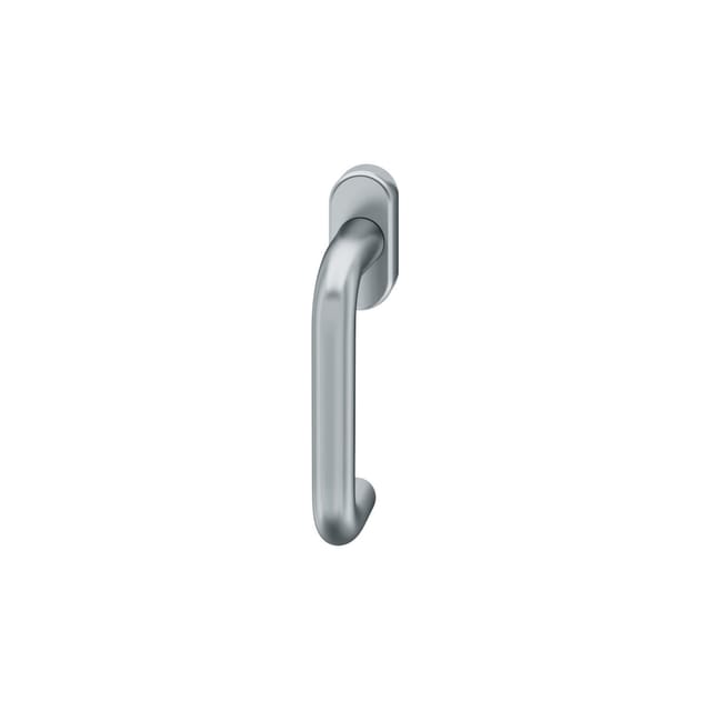 FSB - Fenstergriff ovale Rosette 7mm Stift 10mm Nocken 24-38mm er matt