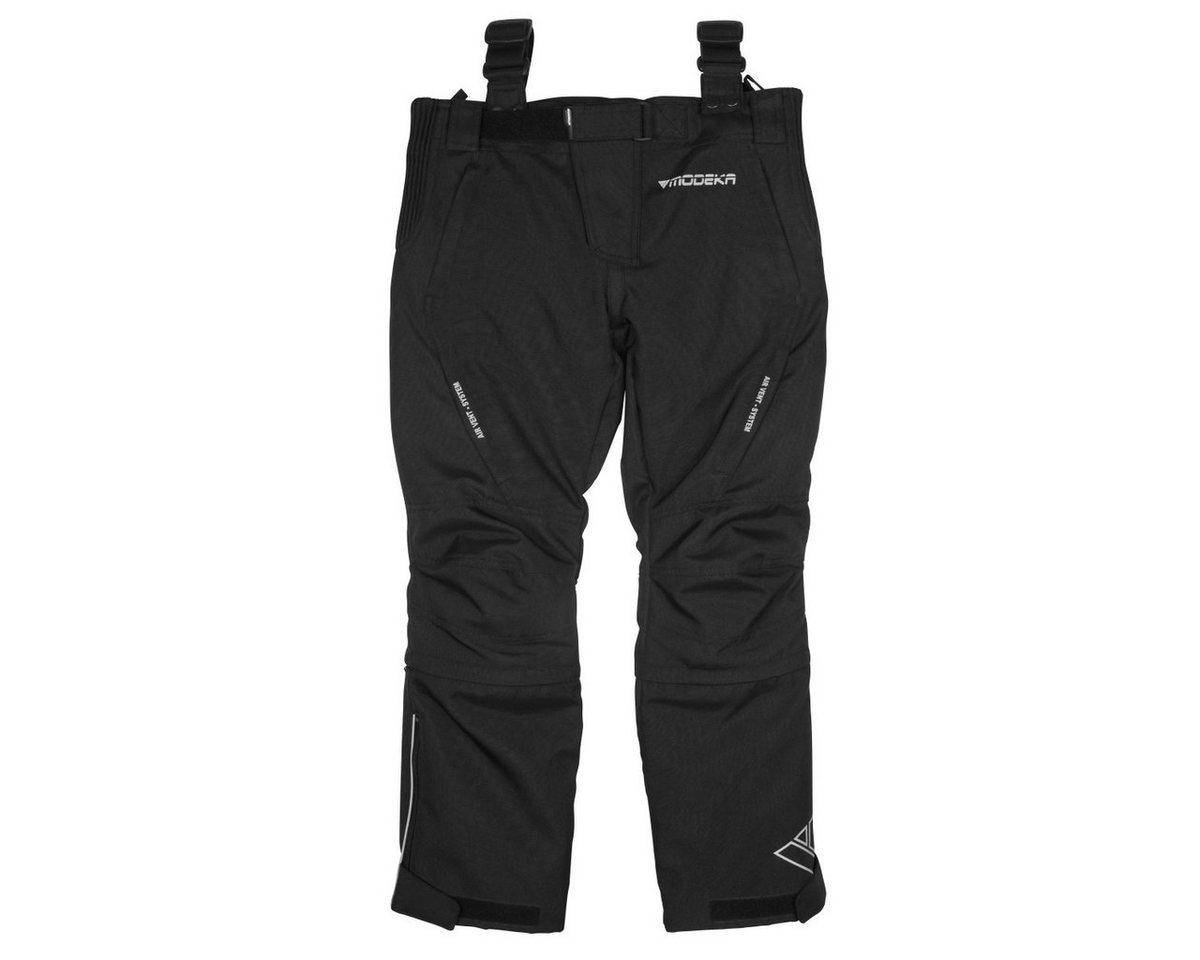 Modeka Motorradjacke Modeka Tourex II Textilhose schwarz Kids motorradhose kinder