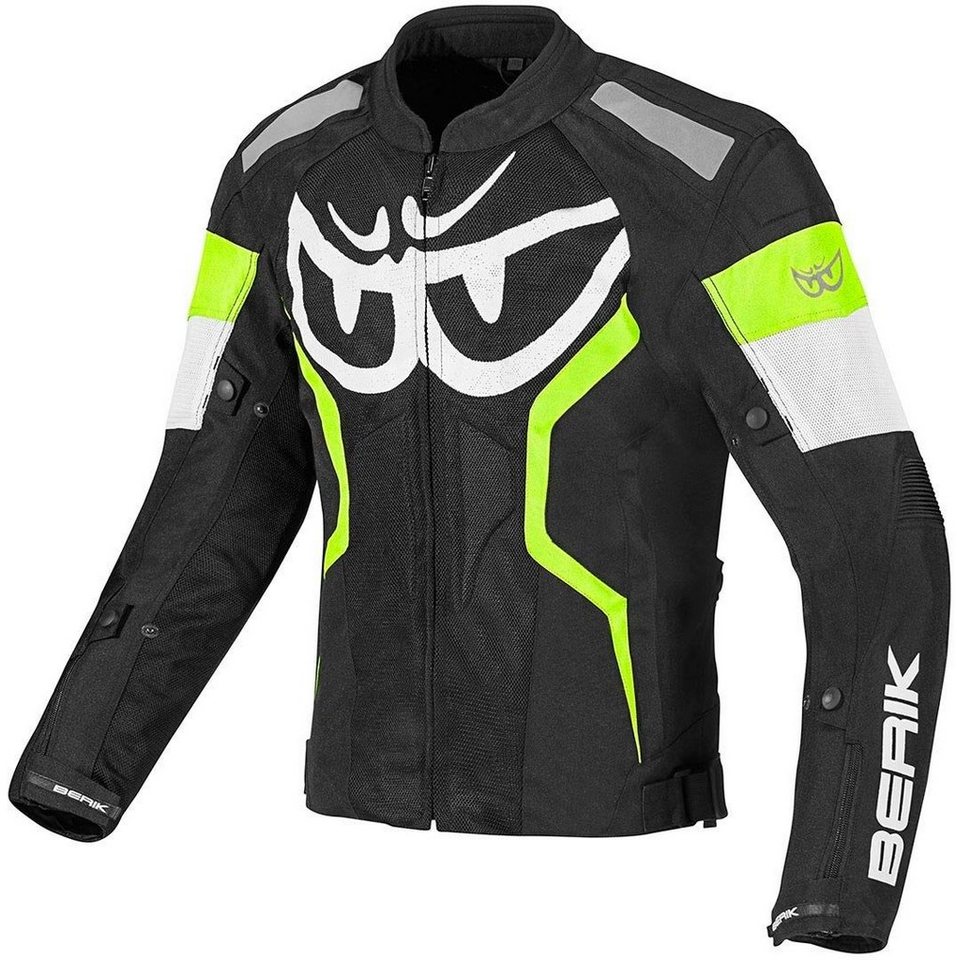 Berik Motorradjacke Imola Air Motorrad-Textiljacke herausnehmbares Innenfutter
