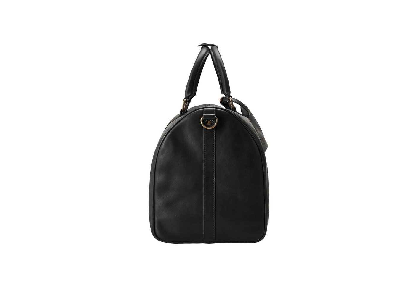 DRAKENSBERG Reisetasche Weekender »James« (50) Vintage-Schwarz, aus Premium Leder für Damen und Herren, elegant und modern Bild 2