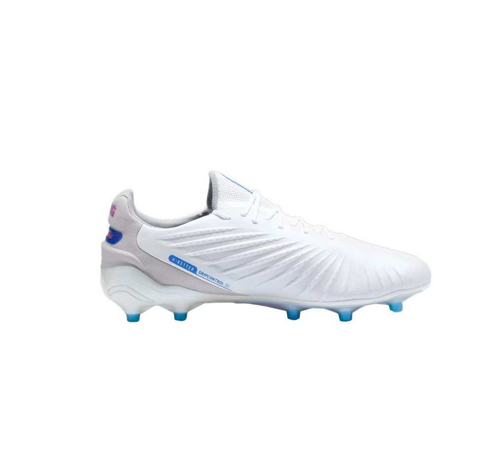 PUMA King Ultimate FG/AG (für festen Boden/Kunstoberflächen) weiss/blau Fußballschuh