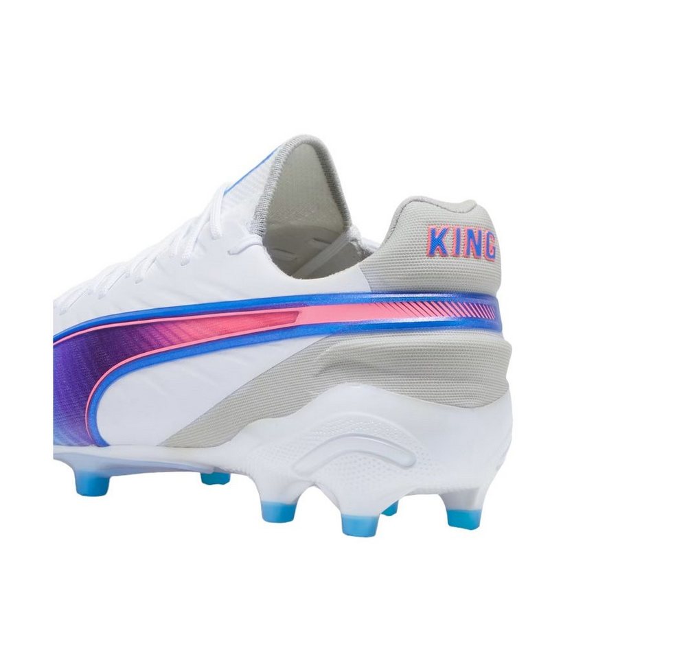 PUMA King Ultimate FG/AG (für festen Boden/Kunstoberflächen) weiss/blau Fußballschuh Bild 3