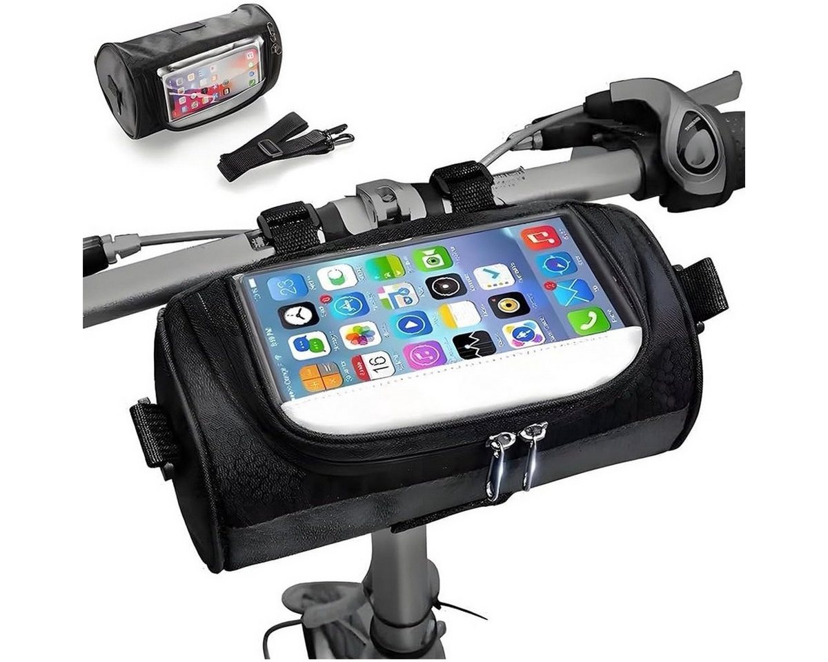 Kraftverdia Fahrradtasche Wasserdichte Fahrradlenkertasche mit Touchscreen für E-Bike & MTB Bild 2