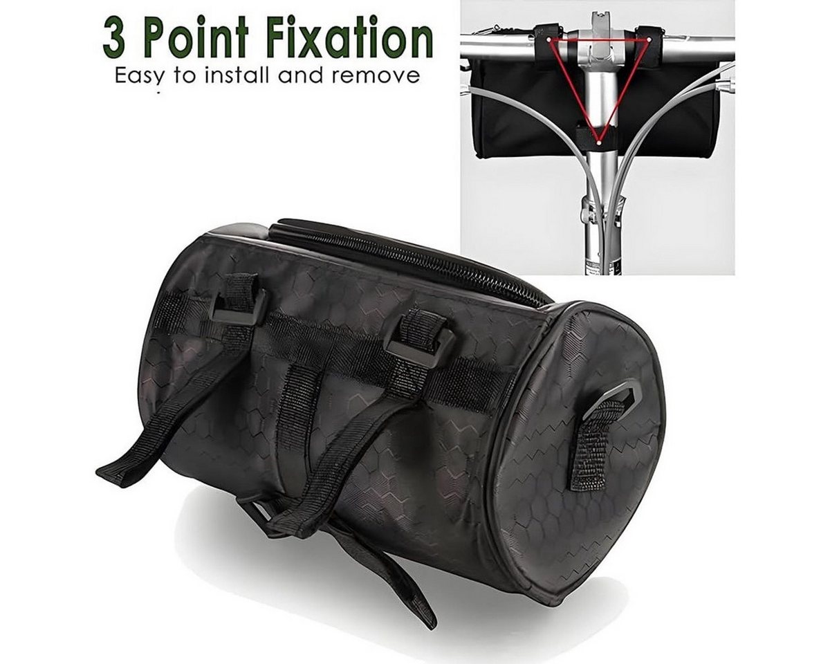 Kraftverdia Fahrradtasche Wasserdichte Fahrradlenkertasche mit Touchscreen für E-Bike & MTB Bild 3